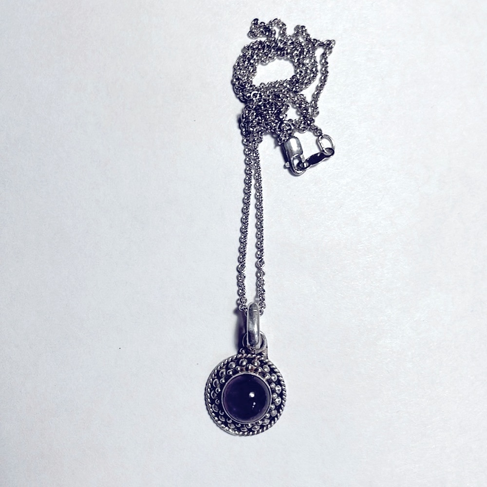 Sterling Amethyst Necklace